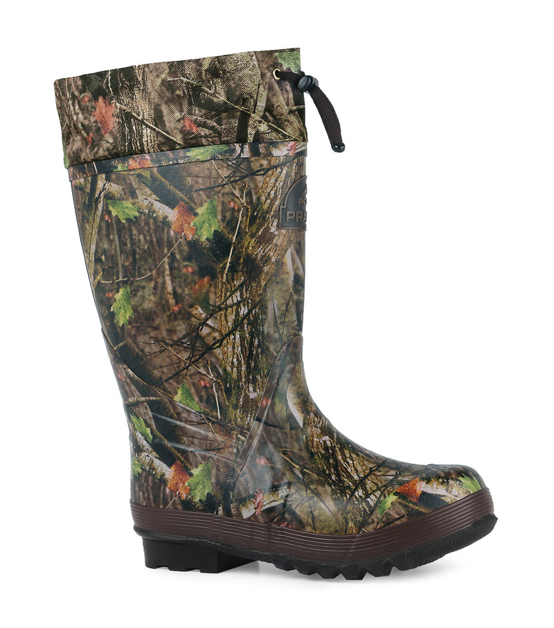 Prairie, Camo | Bottes de pluie 14'' isolées, en caoutchouc naturel