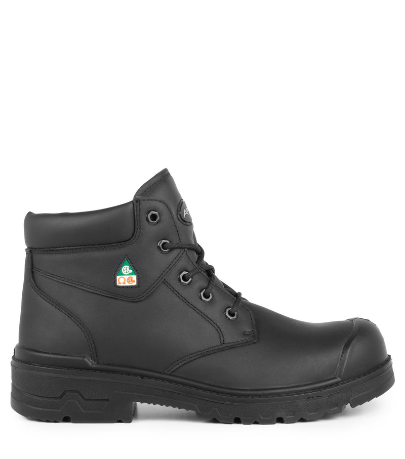 Pro6, Noir | Bottes de travail 6" en cuir