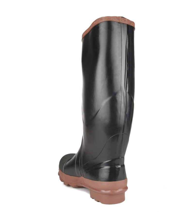 Protecto, Noir | Bottes de travail 15'' en caoutchouc naturel