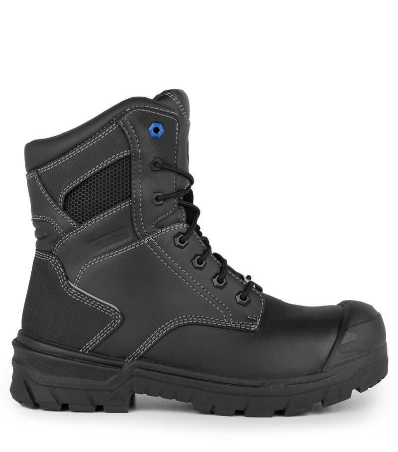 G3T, Noir | Bottes de travail 8'' en cuir avec membrane imperméable