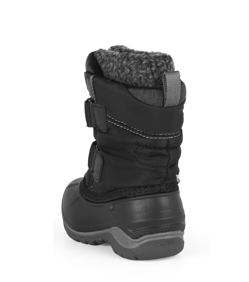 Kiddy, Noir | Bottes d'hiver pour enfants avec feutre amovible