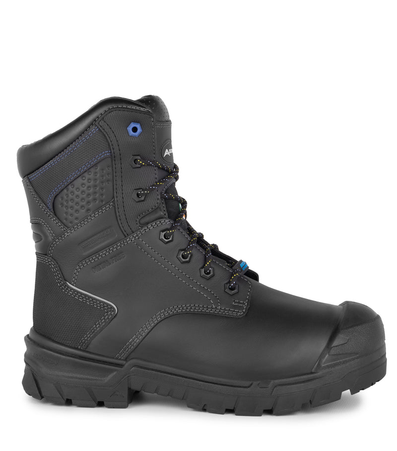 Crusher, Black | 8'' 600g Insulated Work Boots | Flexible Metguard 