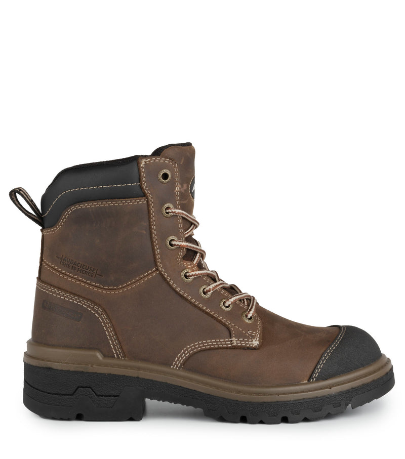 Fierce, Brun | Bottes de travail 8'' en cuir pour femme