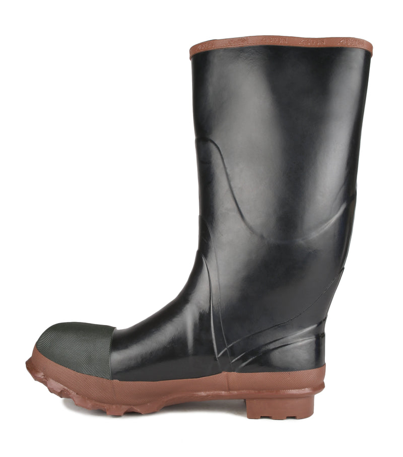 Protecto, Noir | Bottes de travail 15'' en caoutchouc naturel