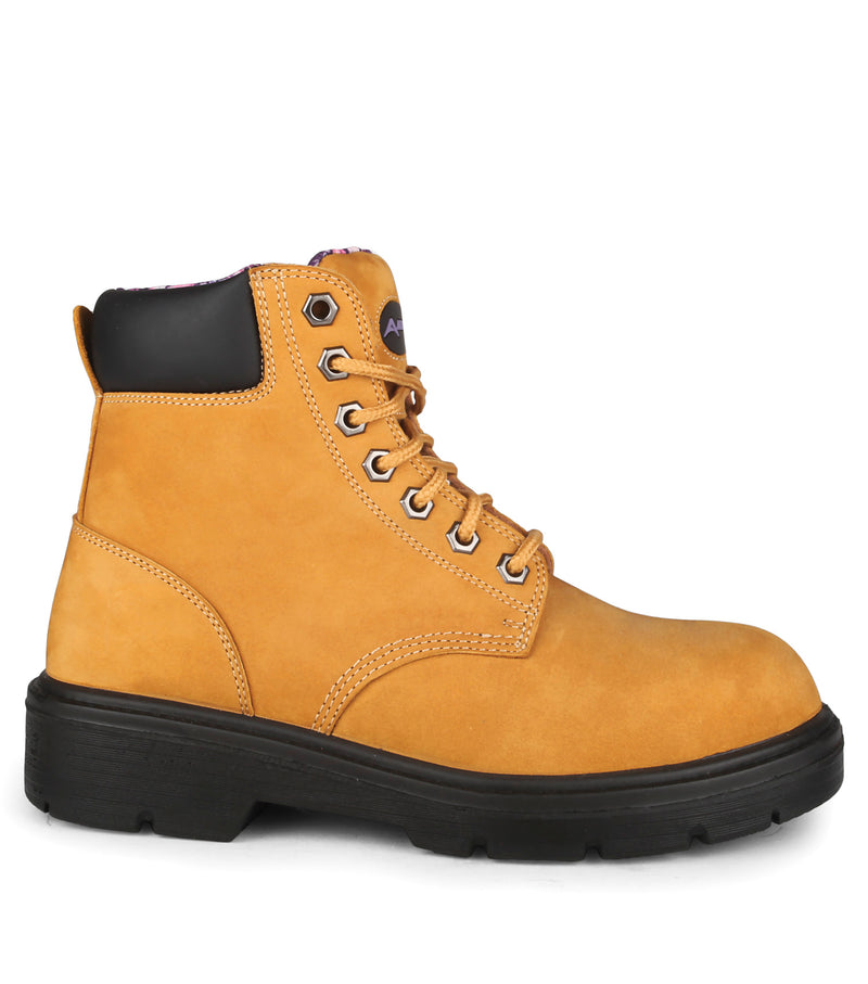 Prolady, Tan | Bottes de travail 5'' en nubuck pour femme