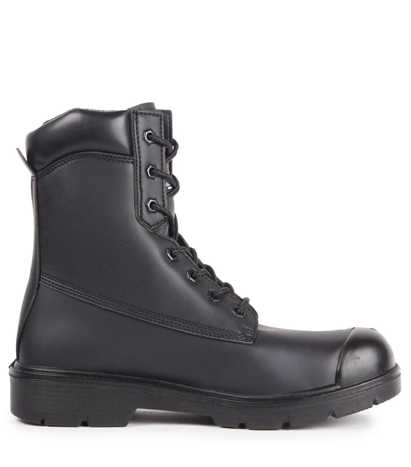 H105, Noir | Bottes de travail 8'' en cuir