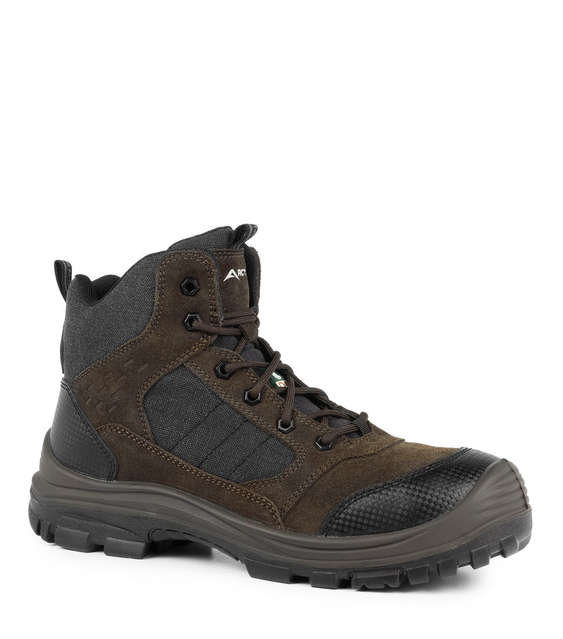 Profast6, Brown | 6'' Suede & Cotton Work Boots | Metal Free