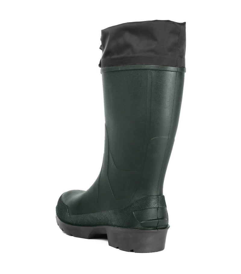 Stormy, Green | 15'' Insulated Rubber Boots