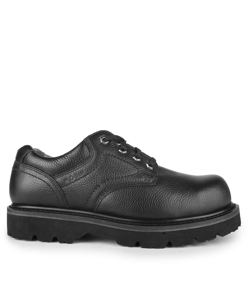 Giant, Black | Leather Work Shoes | Very Wide Fit (WWW)