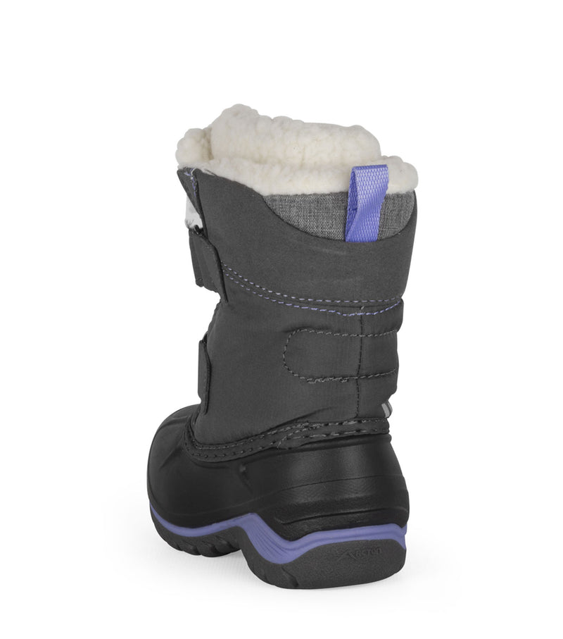 Kiddy, Grey | Kids Winter Boots with Removable Felt