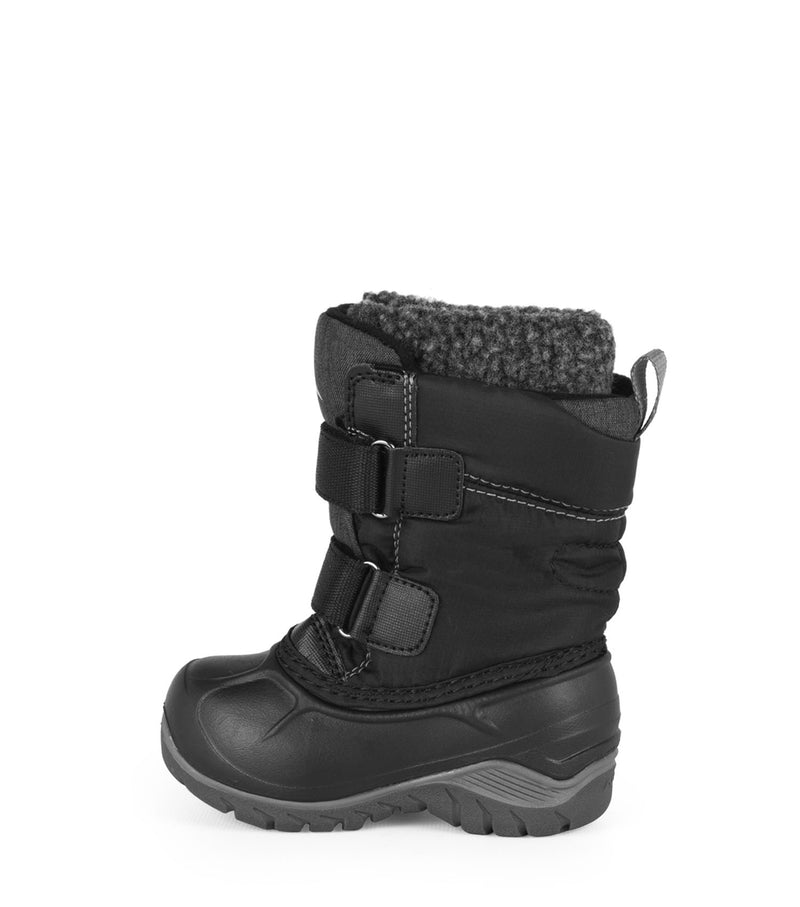 Kiddy, Black | Baby Winter Boots with Removable Felt