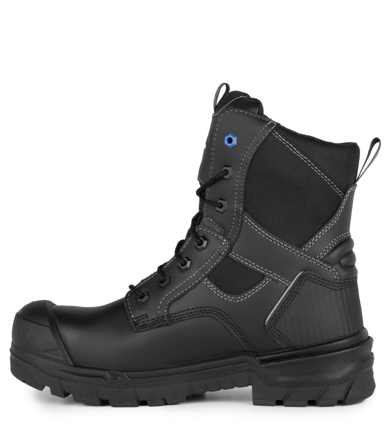 G3O, Black | 8" Leather Work Boots  |  4Grip Slip Resisting Outsole