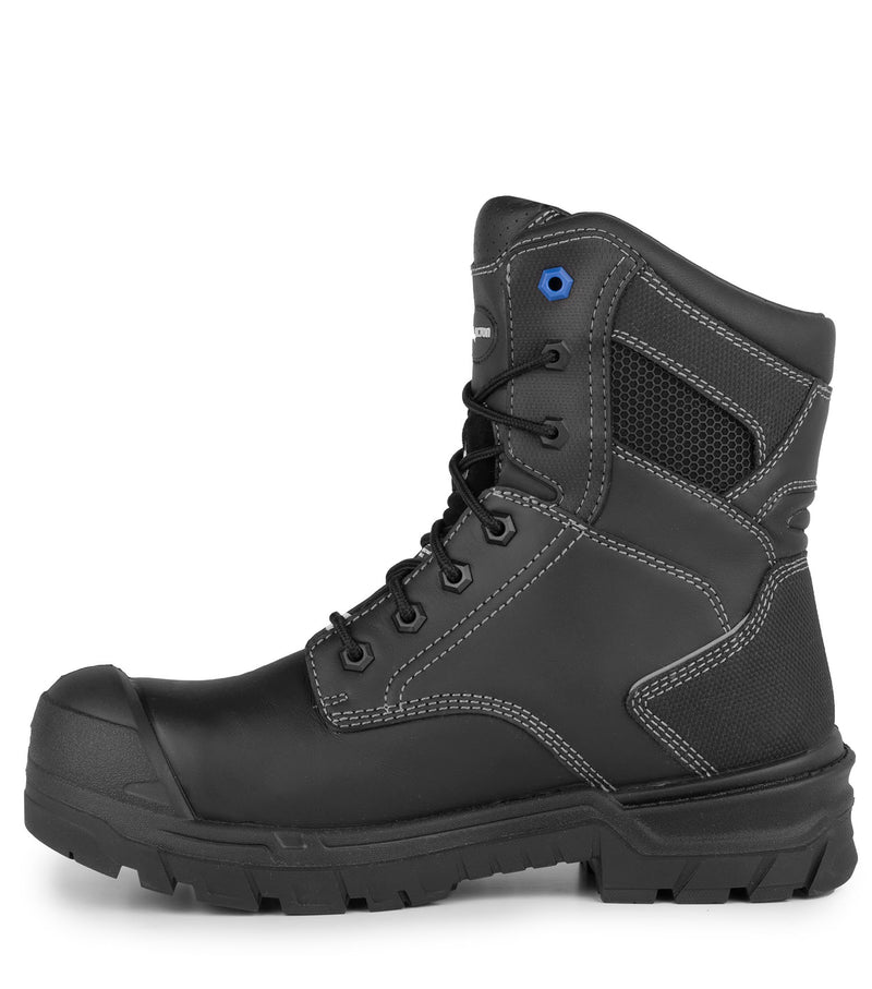 G3T, Black | 8" Leather Work Boots with Waterproof Membrane