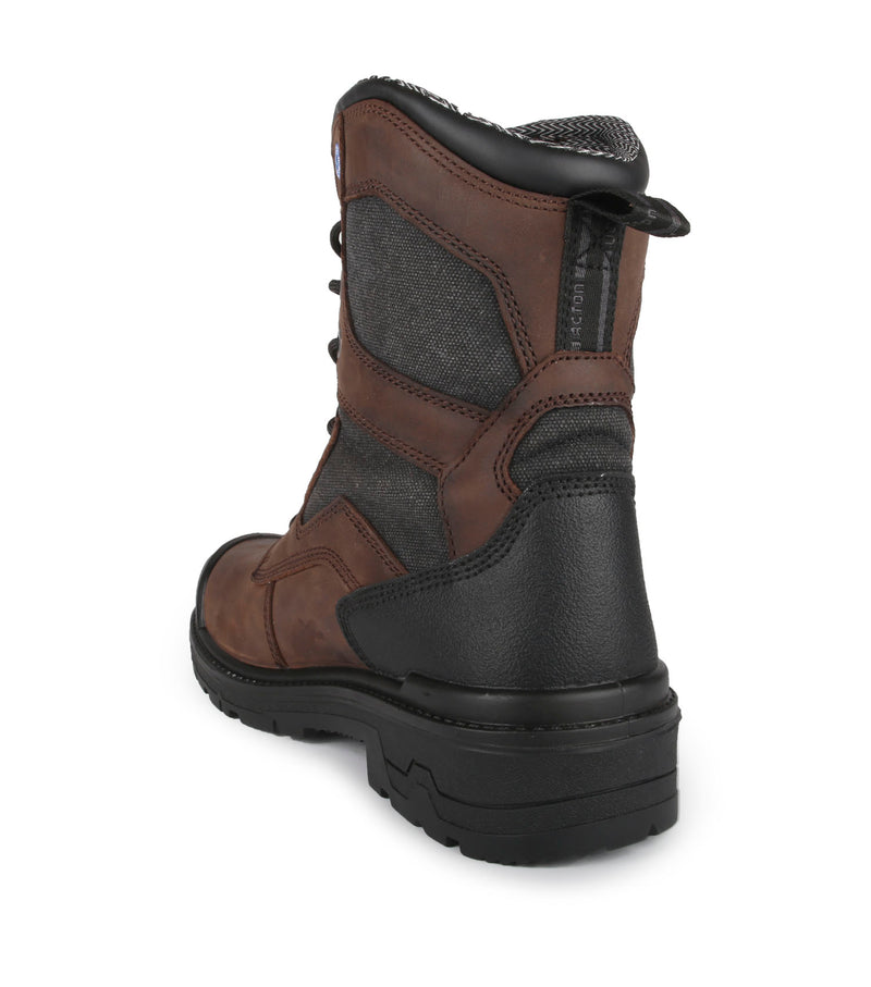 Pro-Ice, Brun | Bottes de travail 8'' isolées|Semelle 4Grip4Ice