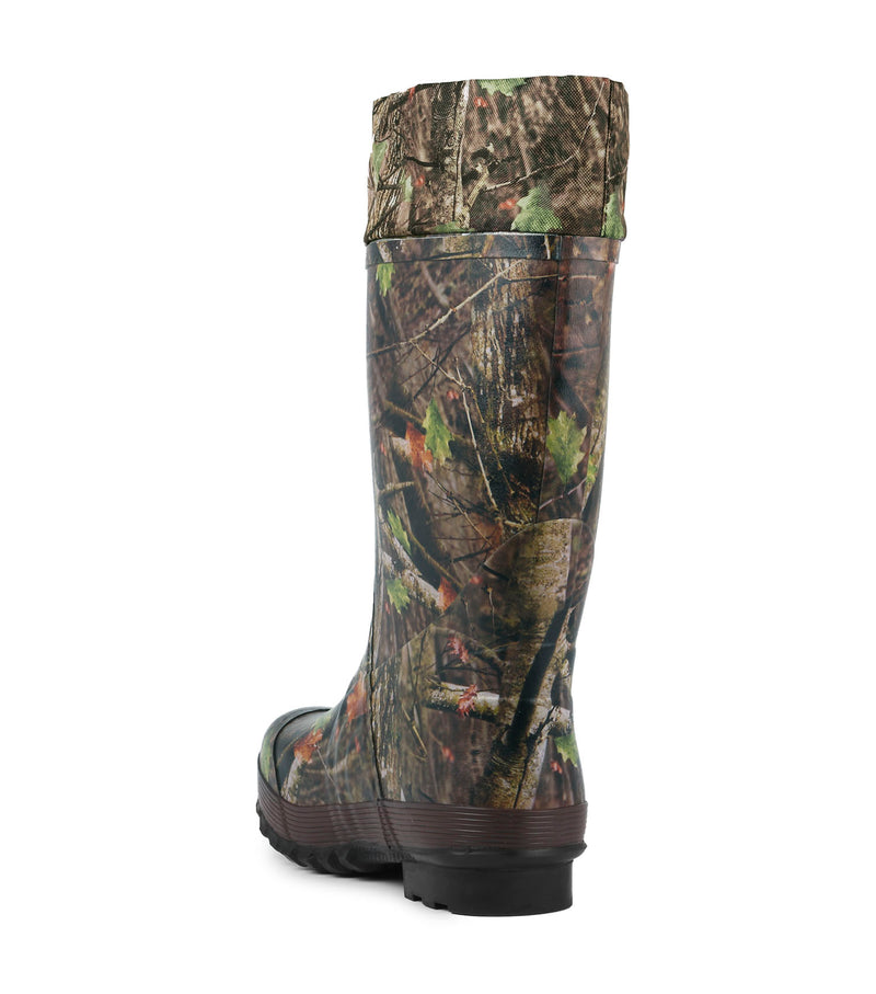 Prairie, Camo | Bottes de pluie 14'' isolées, en caoutchouc naturel