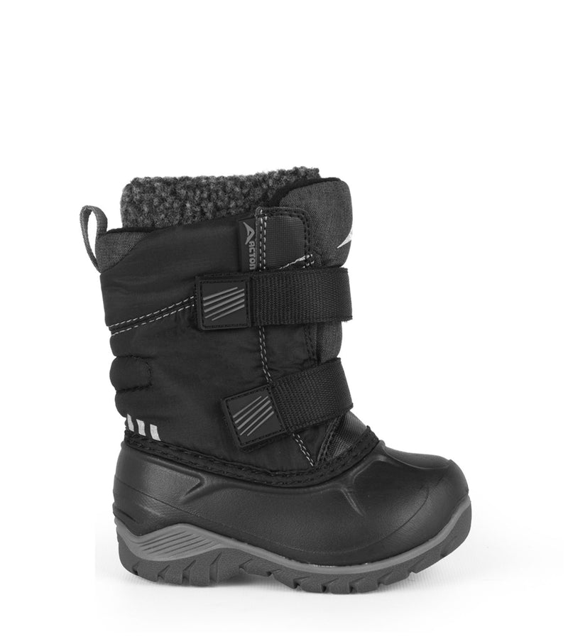 Kiddy, Black | Kids Winter Boots with Removable Felt
