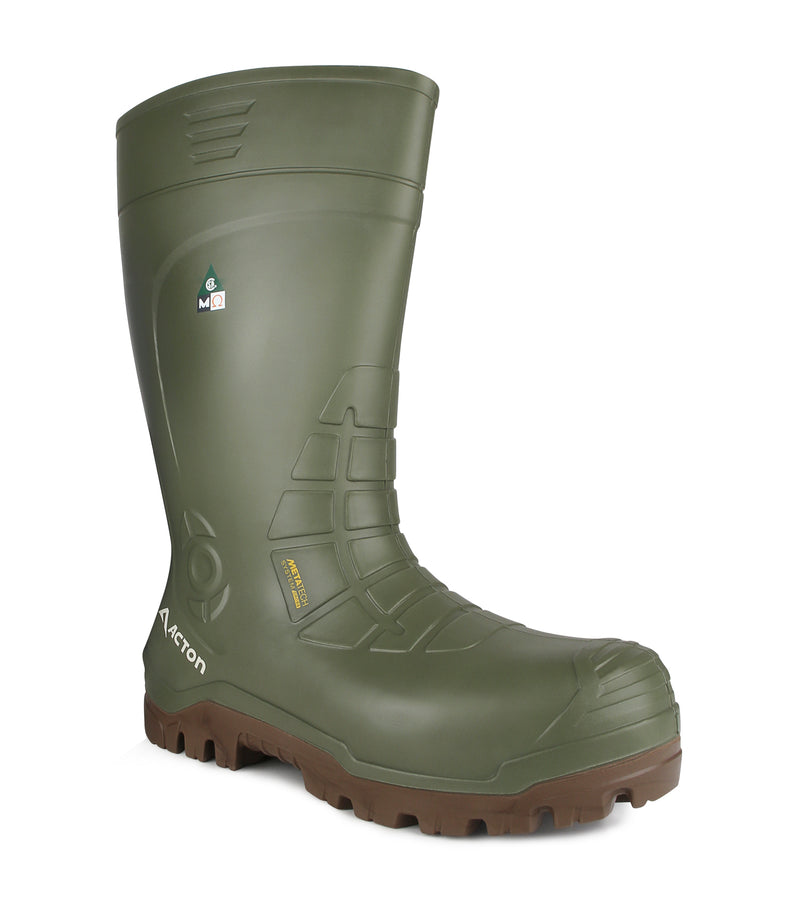 Bering, Vert | Bottes de travail PU 15'' avec protection métatarsienne