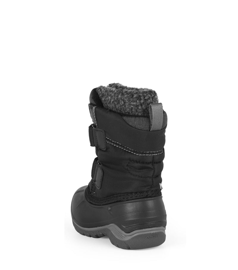 Kiddy, Black | Baby Winter Boots with Removable Felt