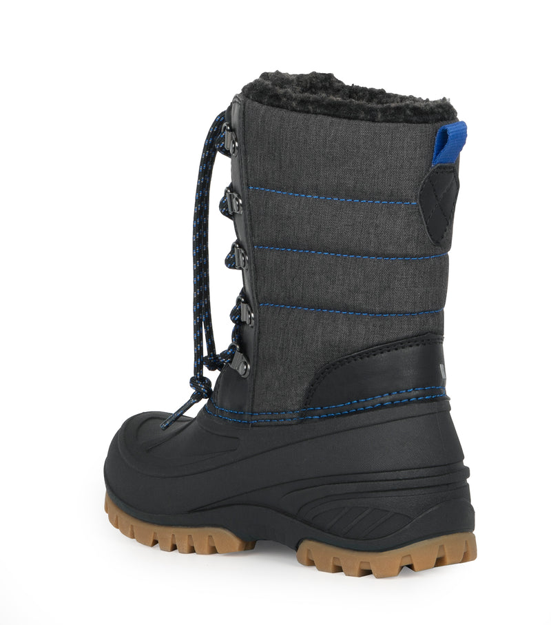 Energy, Noir et Bleu | Bottes d'hiver pour enfants