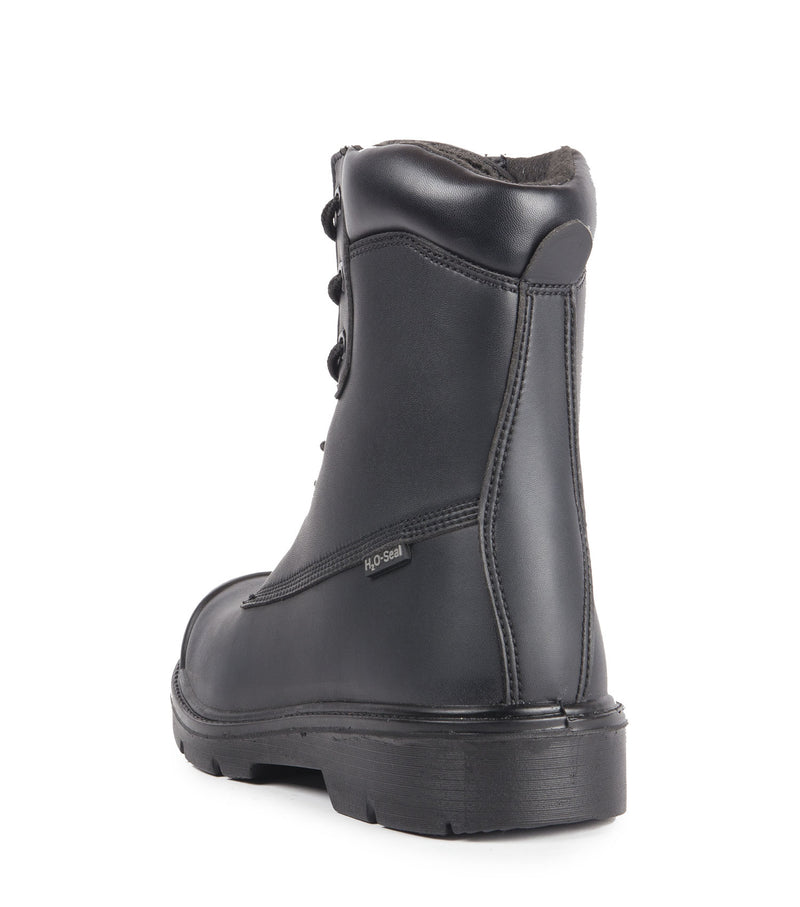 H105, Black | 8'' Leather Work Boots