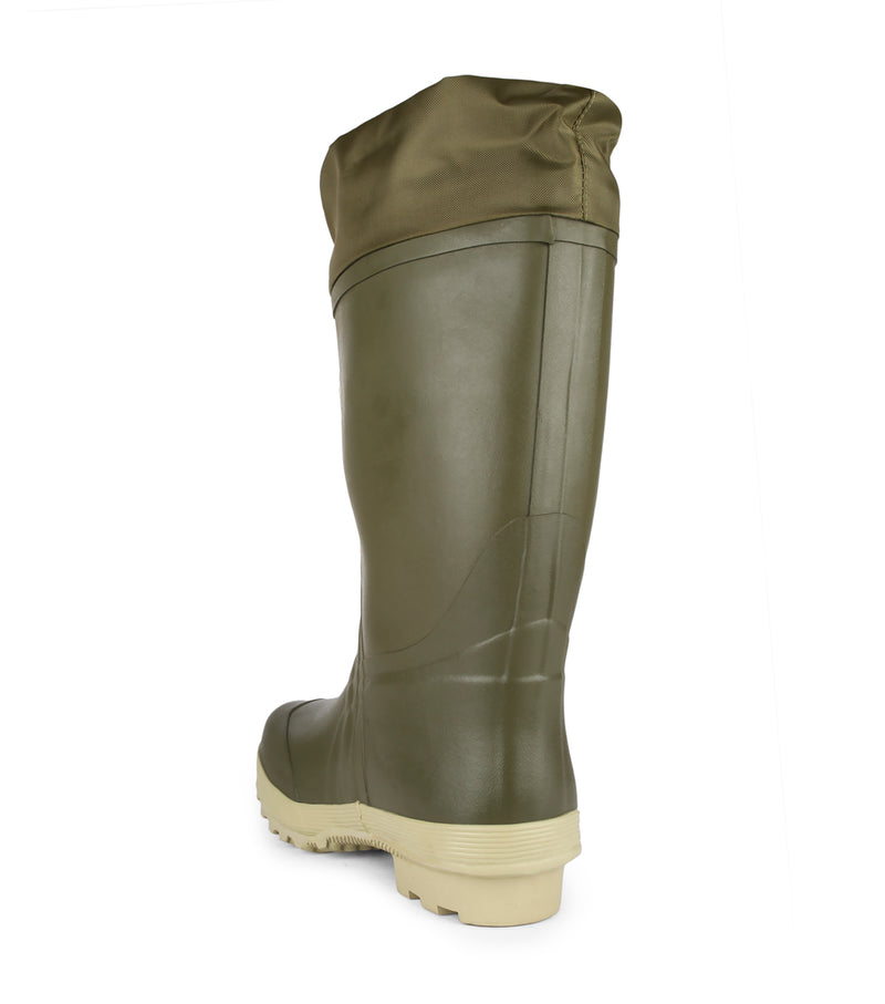 Prairie, Vert | Bottes de pluie 14'' isolées, en caoutchouc naturel