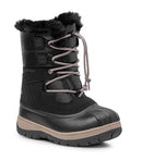 Lolly, Noir | Kids Winter Boots with Removable Felt