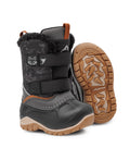 Frosty, Black and brown | Kids Winter Boots with Removable Felt