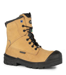G3M, Tan | Bottes de travail 8" en nubuck | Semelle antidérapante