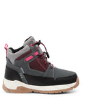 TrailBlazers, Noir et prune | Bottes mi-saison enfant type randonneur