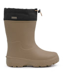 Squishy, Taupe | Botte de pluie EVA enfant, doublure amovible isolée