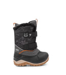 Frosty, Black and Pink | Baby Winter Boots with Removable Felt