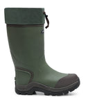Quest, Vert | Bottes de pluie 14’’ isolée, en caoutchouc naturel