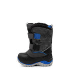 Frosty, Gris et bleu | Bottes d'hiver bébé avec feutre amovible