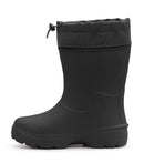 Squishy, Noir | Botte de pluie EVA enfant, doublure amovible isolée