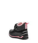 Duckies, Noir et rose  | Bottes enfant mi-saison imperméables