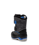 Frosty, Gris et bleu | Bottes d'hiver bébé avec feutre amovible