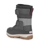 Taffy, Gris et rose  | Bottes d'hiver pour enfants avec feutre amovibl