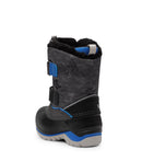 Frosty, Grey  and Blue| Kids Winter Boots with Removable Felt