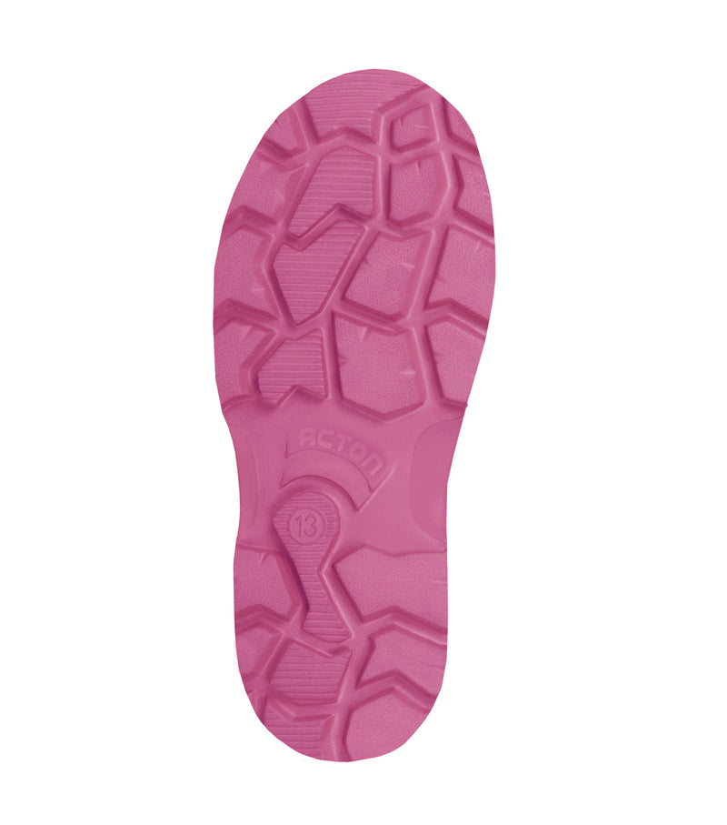 Squishy, Rose | Botte de pluie EVA enfant, doublure amovible isolée