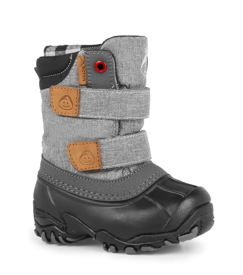 Gotzi, Gris foncé | Bottes d'hiver pour bébé