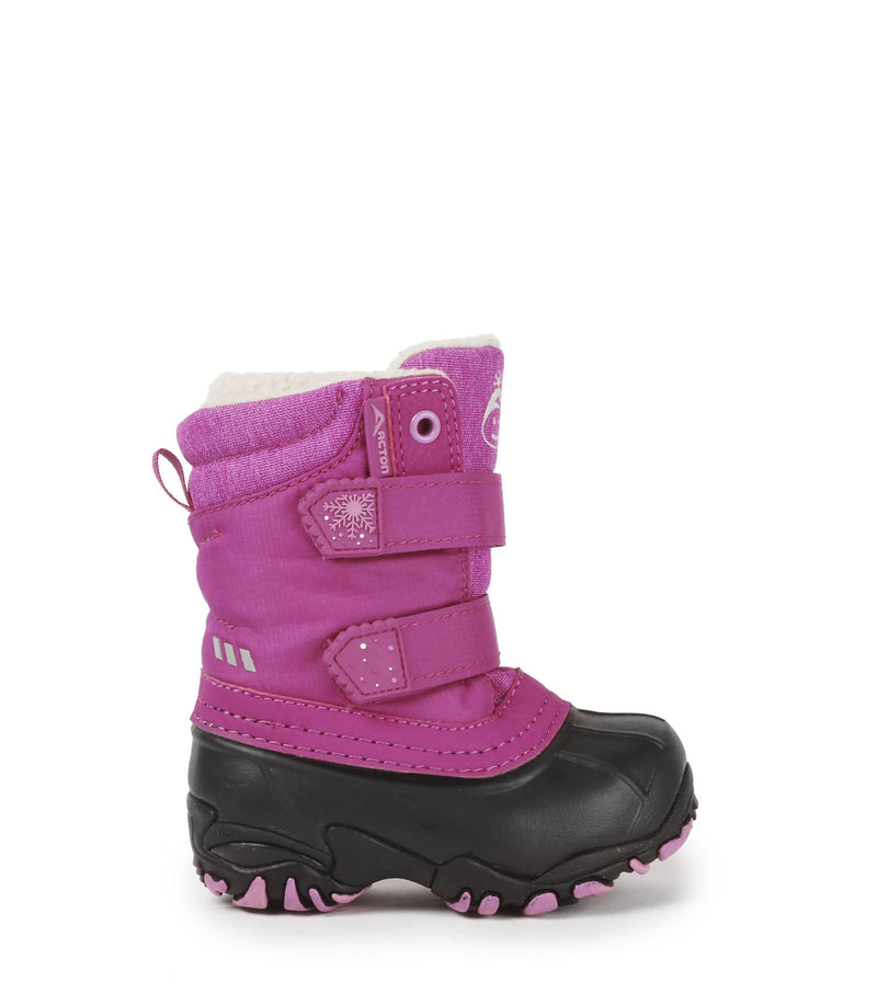 Gotzi, Rose | Bottes d'hiver pour bébés avec feutre amovible