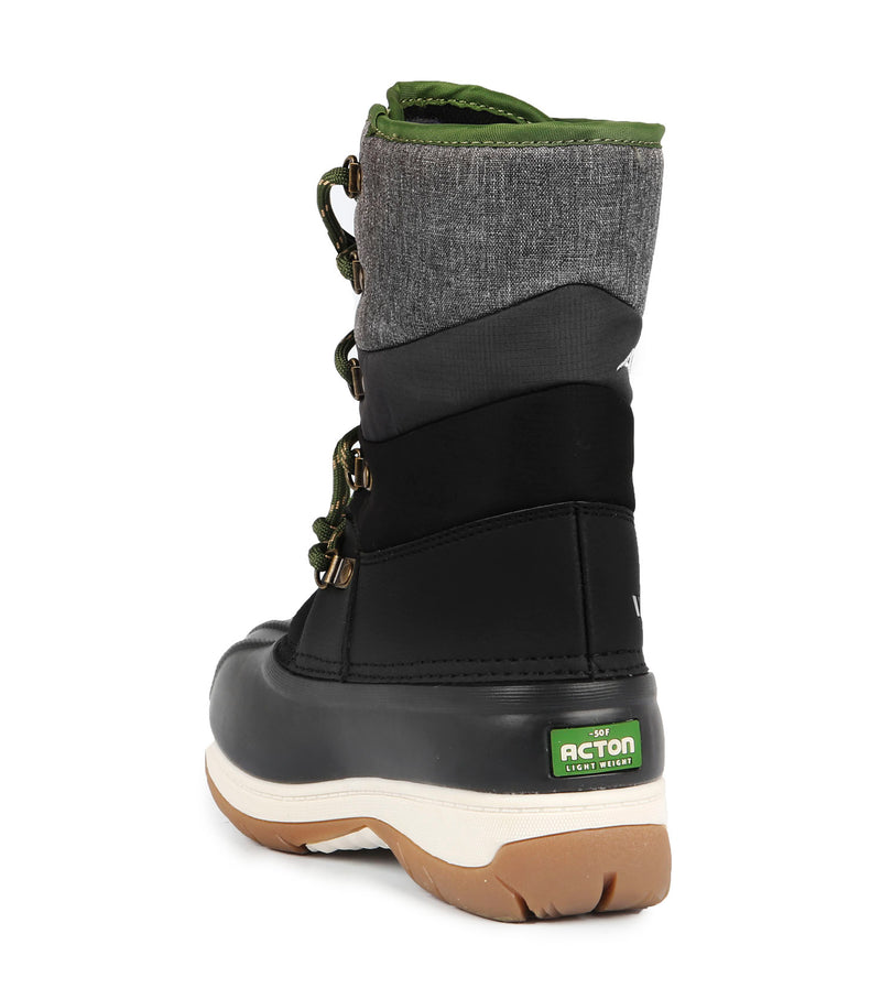 Gummy, Noir | Bottes d'hiver pour enfants avec feutre amovible