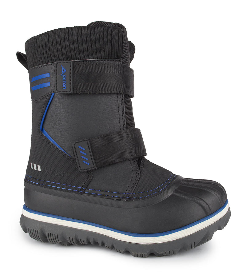 Rocky, Black | Kids Winter Boots with Removable Felt