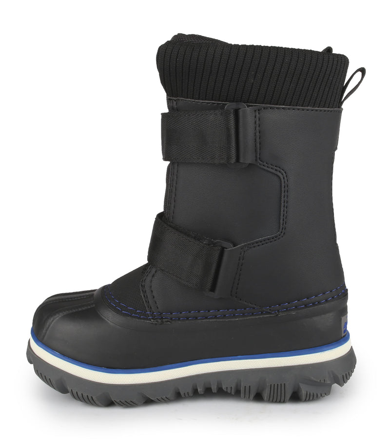 Rocky, Noir | Bottes d'hiver pour enfants avec feutre amovible