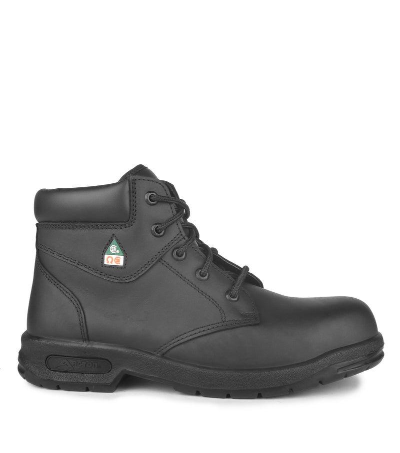 Profar, Black | 6" Leather Work Boots 